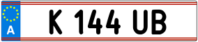 Truck License Plate